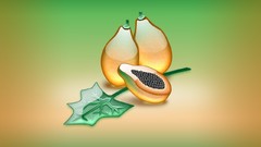 Multicolor fruits digital art