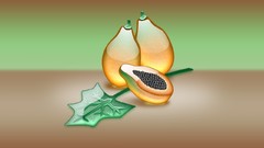 Multicolor fruits digital art