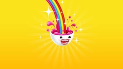 Multicolor funny rainbows