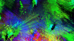 Multicolor grunge paint splat