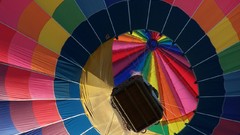 Multicolor hot air balloons