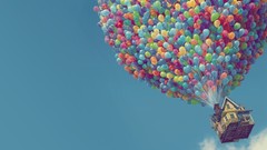 Multicolor houses Up (movie)