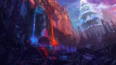 Multicolor magic: the gathering fantasy art Noah Bradley