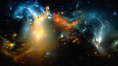 Multicolor outer space