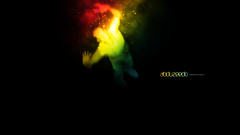 Multicolor silhouette