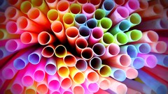 Multicolor straws