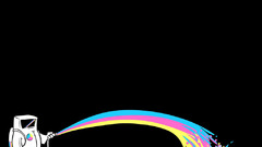 Multicolor suit black background