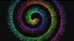 Multicolor text artwork