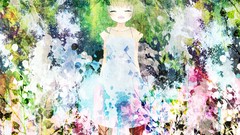 Multicolor vocaloid Megpoid Gumi