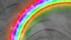 Multicolor waves rainbows abstract