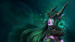 Multicolor world of warcraft video games fantasy art