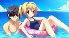 Muririn game cg school swimsuits