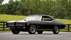 muscle cars Car black cars Trees vehicle Pontiac pontiac gto GTO