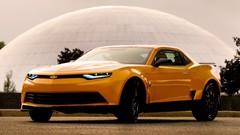 Muscle cars chevrolet camaro ss yellow cars