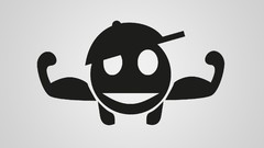 Muscles smiling vectors