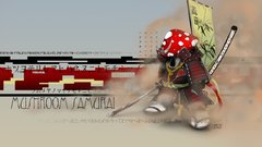Mushroom warrior samurai artwork