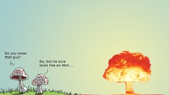 Mushrooms comics funny nuclear explosions