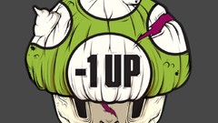 Mushrooms Mario nintendo Super Mario digital art video games 