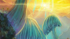 Mushrooms psychedelic fantasy art