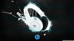 Music abstract headphones beats