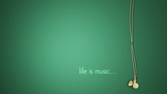 Music abstract headphones minimalistic