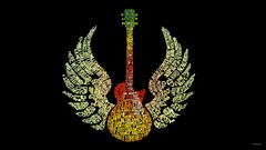 Music abstract Lyrics guitars lynyrd skynyrd