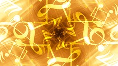 Music abstract notes