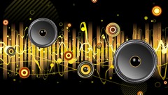 Music abstract speakers