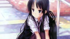 Music Anime anime girls akiyama mio k - on