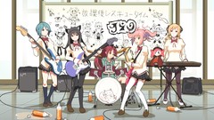 Music Anime anime girls k - on mahou shoujo madoka magica