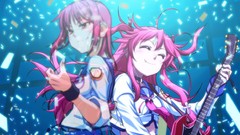 Music Anime instruments pink hair anime girls angel beats 