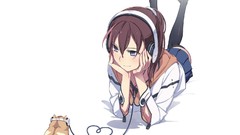 Music Anime Sample anime girls blue eyes purple hair