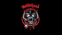 Music band black background motorhead logos rock n roll Lemmy 
