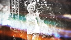 Music band woman blondes singers short hair