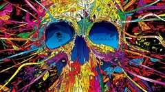 Music colors skulls Matei Apostolescu