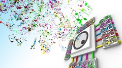 Music colors speakers