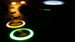Music dark DJs turntable