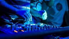 Music DJ notes artistic