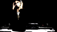 Music DJs turntables