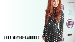 Music dress singers lena meyer-landrut polka dots spandex Lycra 