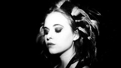 Music faces monochrome Kyla La Grange