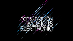 Music fashion Typography lines