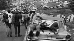 Music festival 70's woodstock