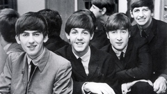 Music grayscale The Beatles