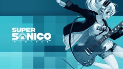 Music guitars anime girls super sonico