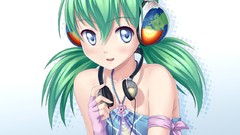 Music headphones Anime anime girls
