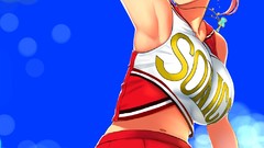 Music headphones Anime red eyes pink hair anime girls super 