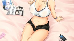 Music headphones super sonico ecchi