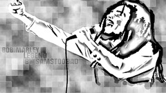 Music icon artist idle Locks drawings bob marley legend rasta 