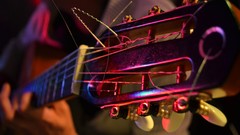 Music instruments guitars playing